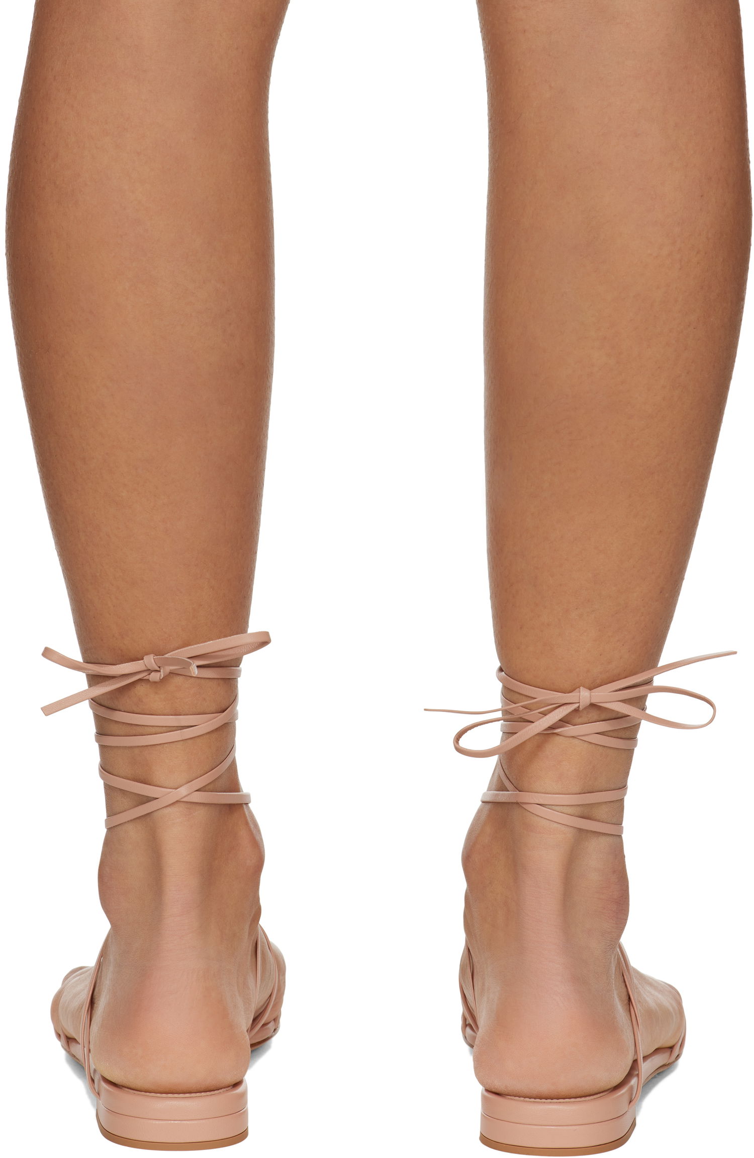 Doplnky Gianvito Rossi Gianvito Rossi Nappa Lace-Up Sandals Béžová | G32508-05RIC-NAP, 1