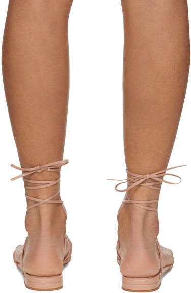 Doplnky Gianvito Rossi Gianvito Rossi Nappa Lace-Up Sandals Béžová | G32508-05RIC-NAP, 1