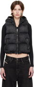 Diesel W-Hopper Cropped Puffer Vest