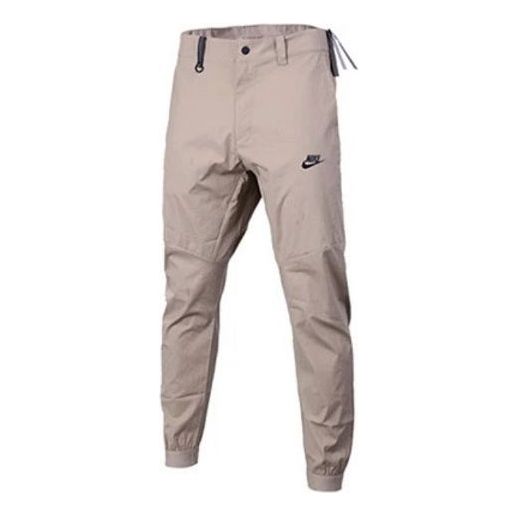 Nohavice Nike Nike Logo Athleisure Casual Pants Béžová | 823364-235
