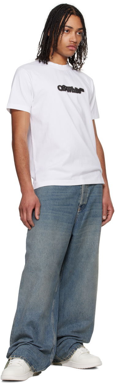 Oblečenie Off-White Off-White Out Of Office 'For Walking' Biela | OMIA189S25LEA005014A, 4