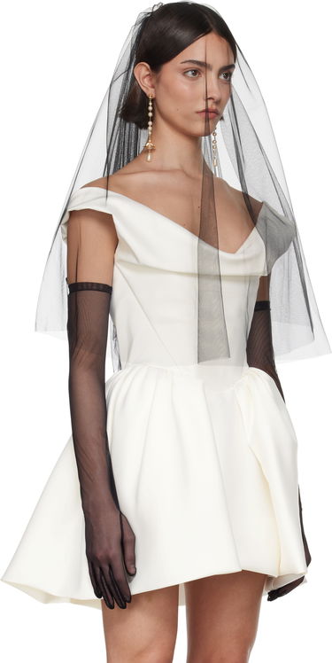 Šál Vivienne Westwood Short Veil Biela | 8108000I-C0034-, 1