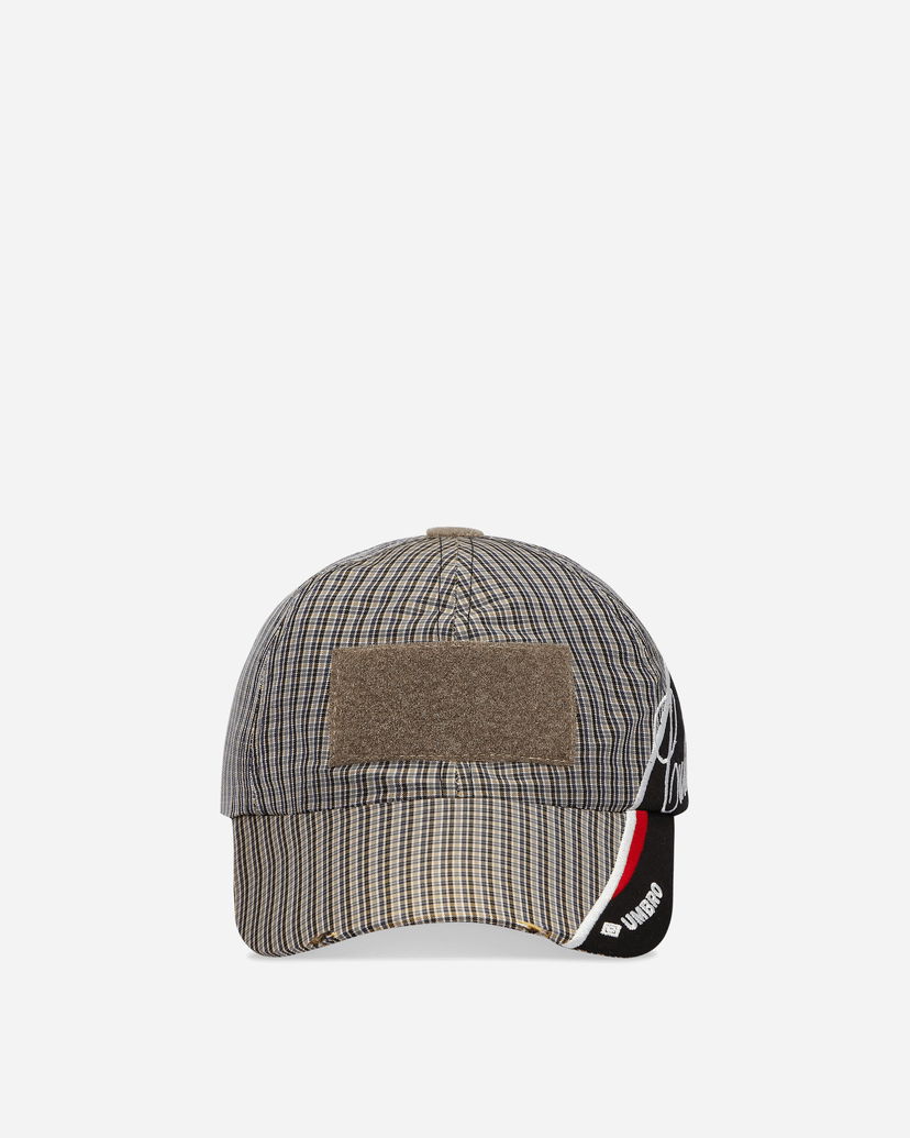 Šiltovka Umbro Cult Unity Plaid Velcro Patch Cap with Striped Brim Rôznofarebný | UBMW235FA20 BEG0024
