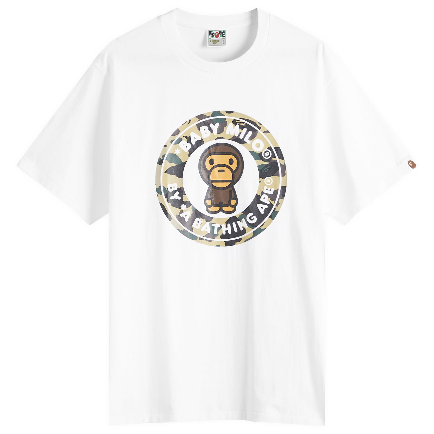 Tričko BAPE Bathing Ape 1St Camoilo Busy Works T-Shirt, Size L Biela | 002TEL301004M-WYL, 1