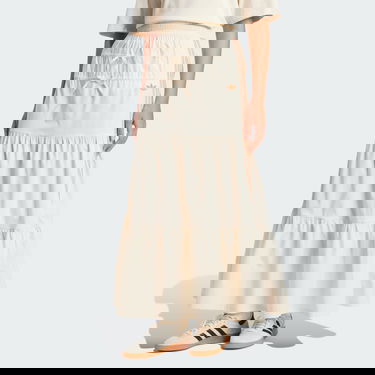 Sukňa adidas Originals adidas Originals Summer Glow Tiered Maxi Skirt Béžová | KC0768, 0