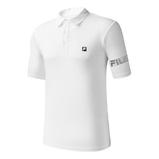 Polo tričko FILA Athletics Sports Polo Shirt Biela | A11M031152F-WT