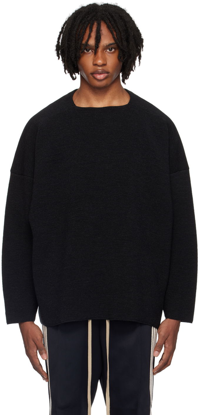 Sveter Fear of God Black Dropped Shoulder Sweater Čierna | FG820-2302WCB, 0