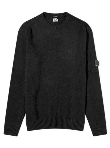 Sveter C.P. Company Fleece Knit Crewneck Čierna | 15CMKN197A-006170A-999