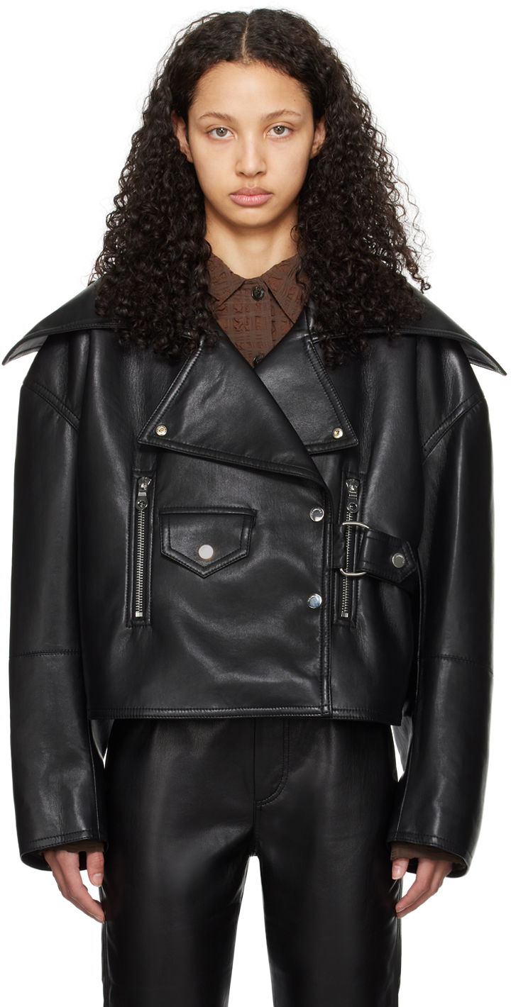 Bunda Nanushka Ado Leather Jacket Čierna | NW22CROW01799, 0