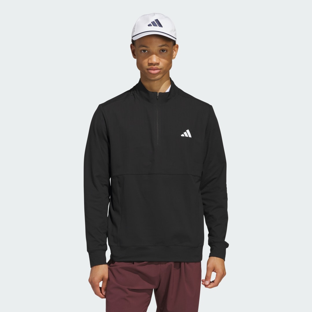 Mikina adidas Performance Ultimate365 Tour Quarter-Zip Pullover Čierna | JF4844, 0
