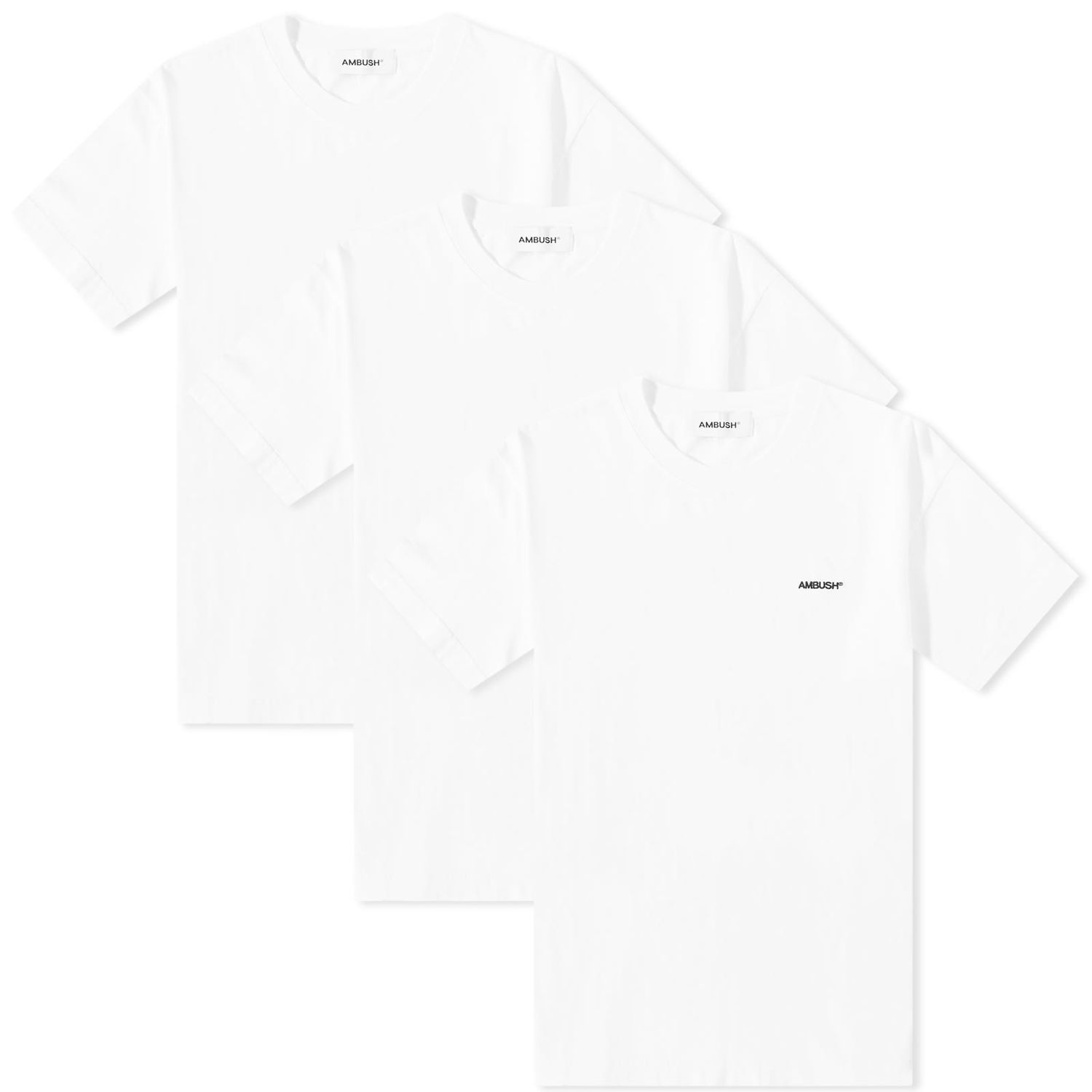 Tričko Ambush 3-Pack Logo Tee Biela | BMAA035S23JER0020100, 0