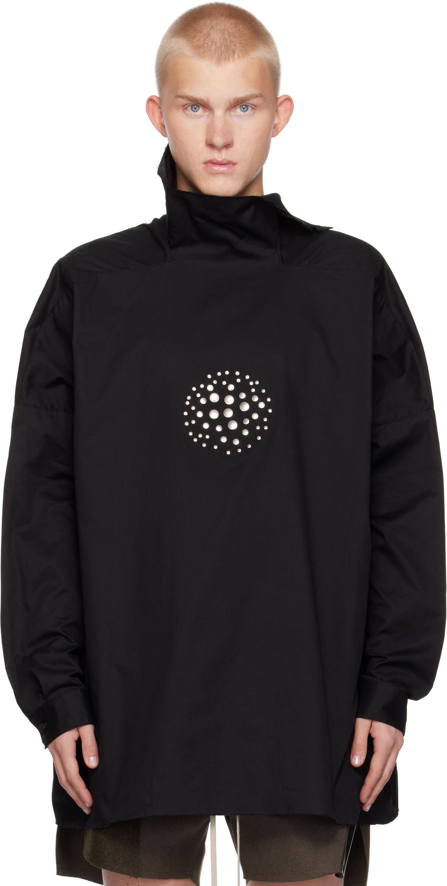 Košeľa Rick Owens Orb Long Sleeve Shirt Čierna | RR02D6209 CDRES3, 0