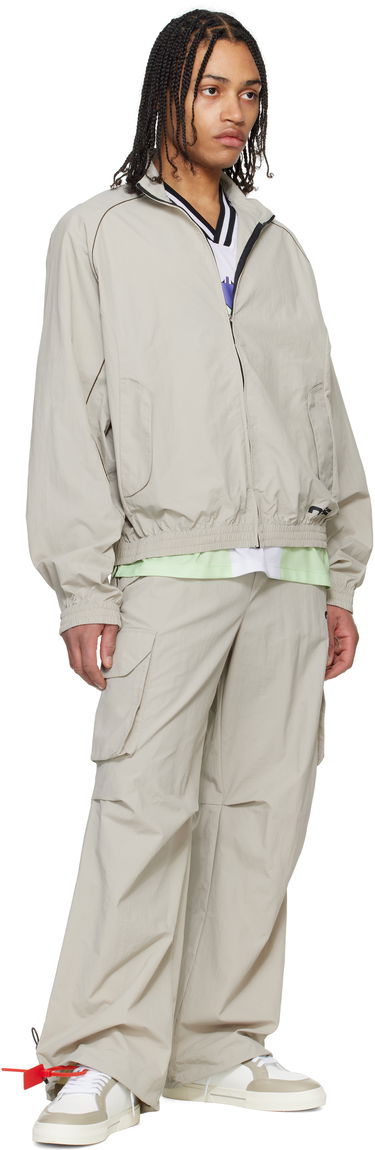 Vetrovka Off-White Off-White Split Track Jacket Béžová | OMBD05AS25FAB0010500, 3
