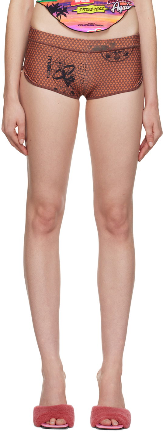 Nohavičky Miaou Miaou Frankie Shorts Hnedá | 2023SWATL, 0