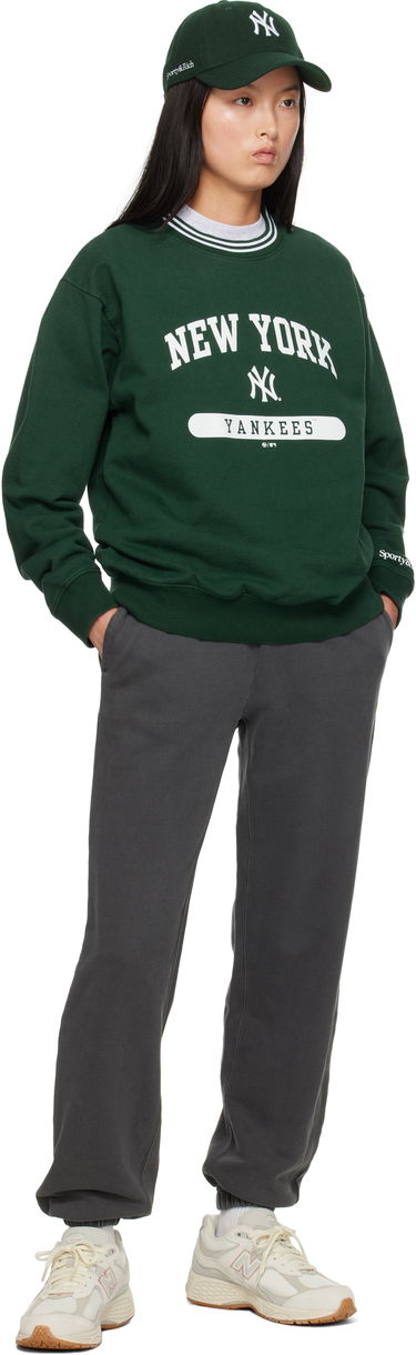 Mikina Sporty & Rich Sporty & Rich '47 Edition New York Yankees Crewneck Sweatshirt Zelené | ST045505634GR10, 3