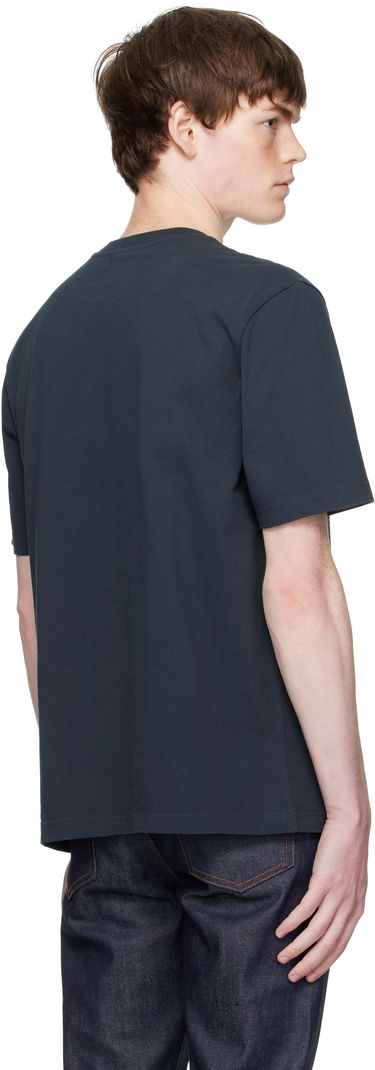 Tričko MAISON KITSUNÉ Maison Kitsuné Handwriting Comfort T-Shirt Navy | MM00126KJ7025, 2