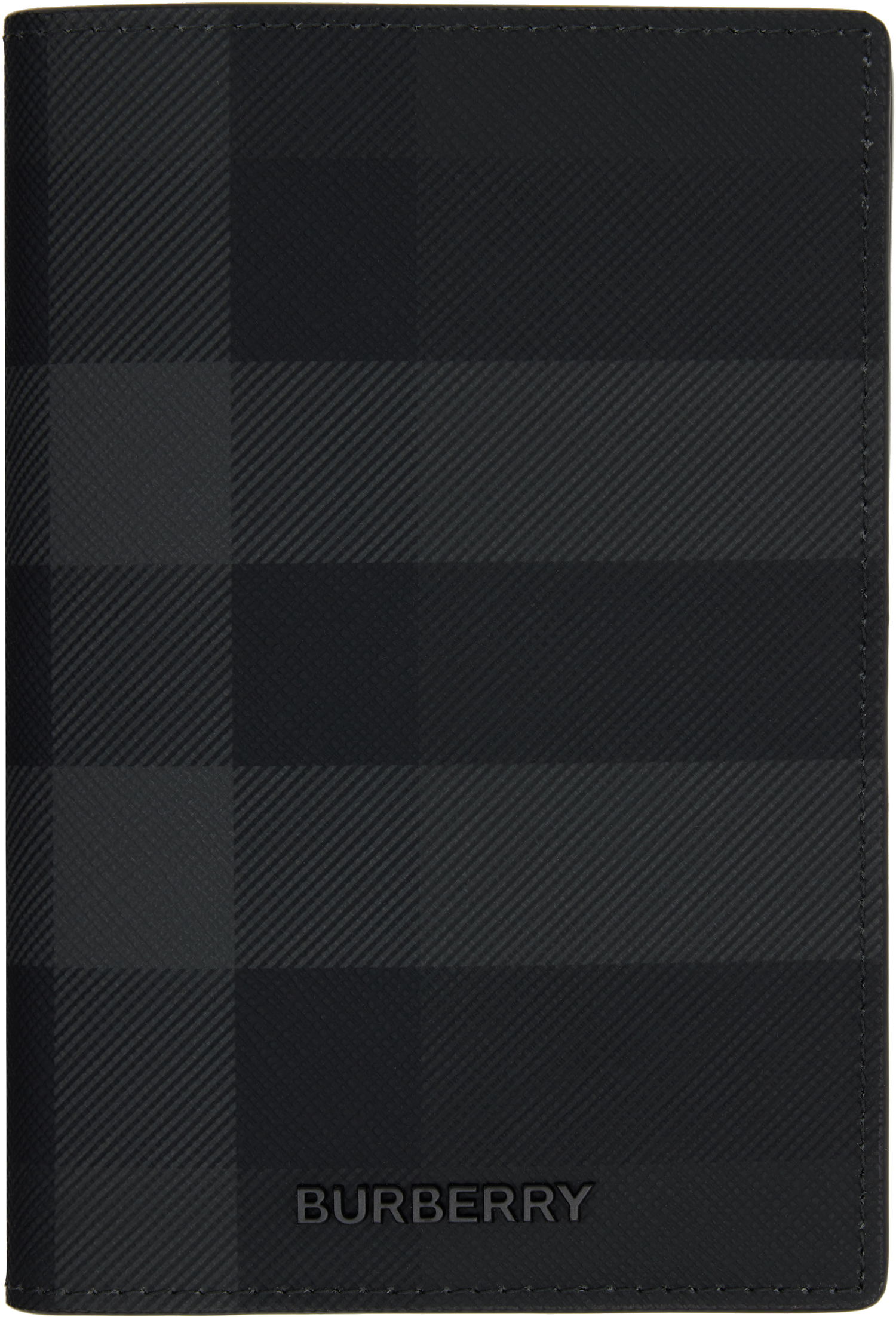 Peňaženka Burberry Burberry Check Passport Holder Čierna | 8073278, 0