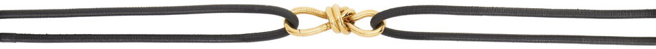 Opasok Bottega Veneta Knot Belt Čierna | 728784 V2A40, 0