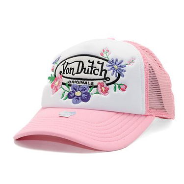 Šiltovka Von Dutch Von Dutch Trucker Flora Cap Ružová | VD-7030853, 0
