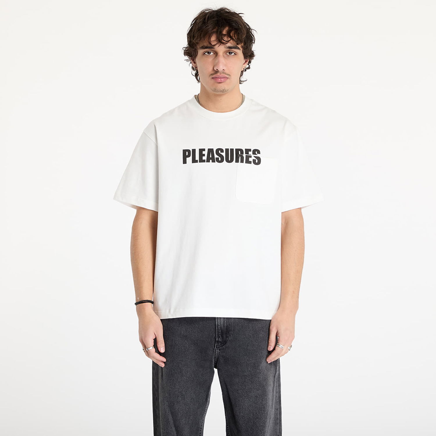 Tričko Pleasures White Biela | P24W009 WHITE, 0