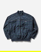 Oversized Track Jacket Tartan