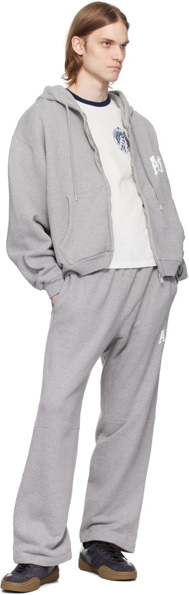 Mikina Ambush AMBUSH 'AMB' Graphic Zip-Up Hoodie Šedá | 12115333, 3