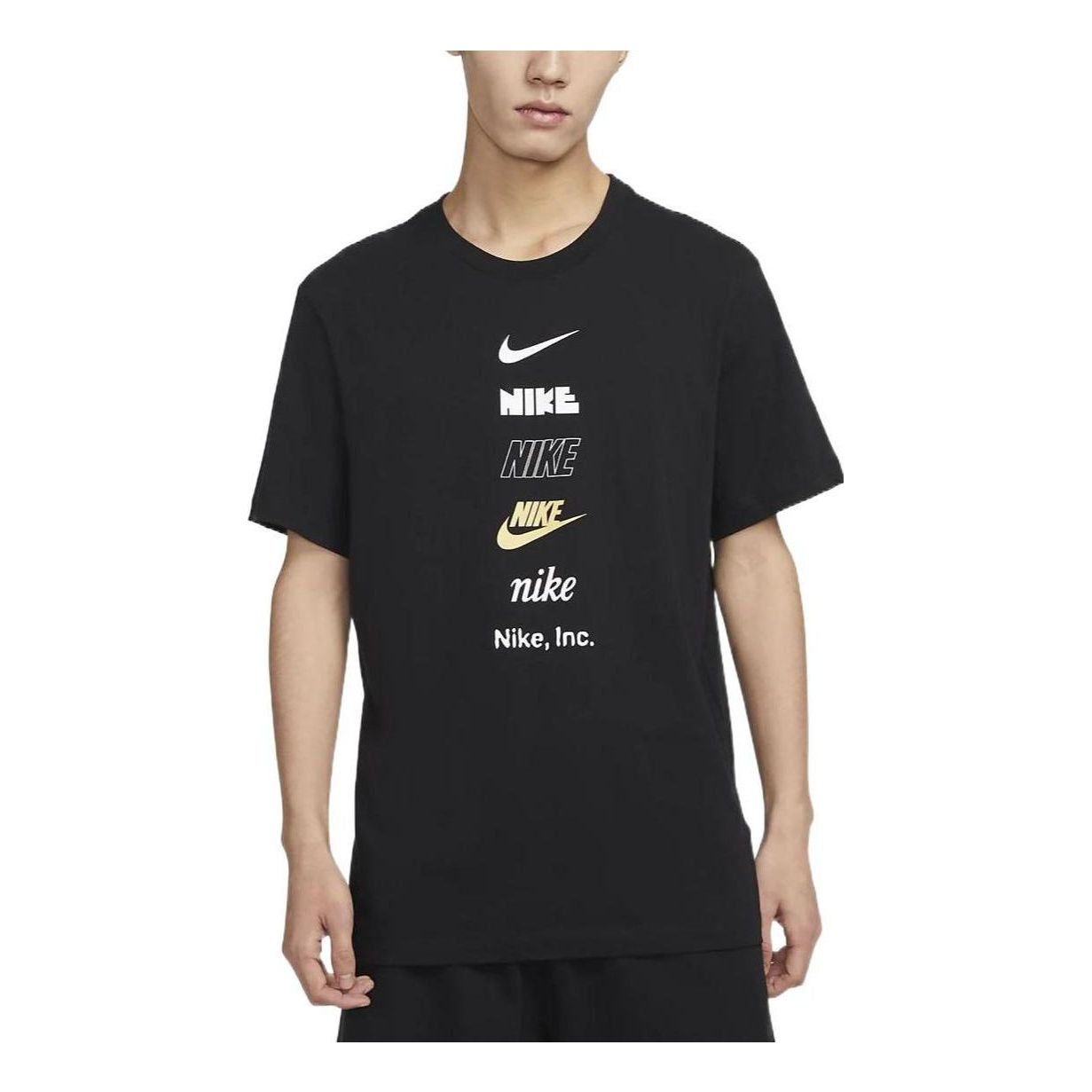 Tričko Nike Sportswear Multi Logo Graphic T-Shirt Čierna | DZ2876-010, 0