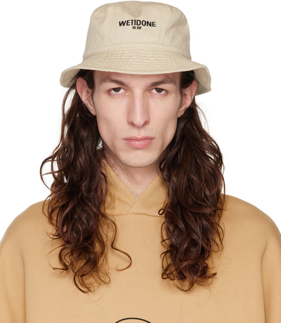 Klobúk We11done We11done 1506 Bucket Hat Béžová | WD-AH3-22-420-U-BG, 0