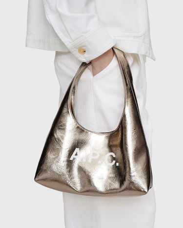 Taška cez rameno A.P.C. A.P.C. Ninon Shoulder Bag Metalická | PUABZ-F67027-RAP, 1