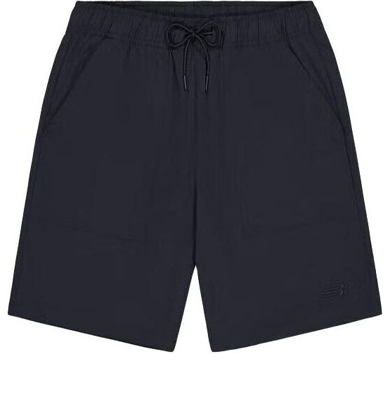 Šortky New Balance Woven Shorts Navy | AMS42308-BK, 0