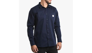 Košeľa Makia Square Pocket Shirt Navy | M60121_670, 2