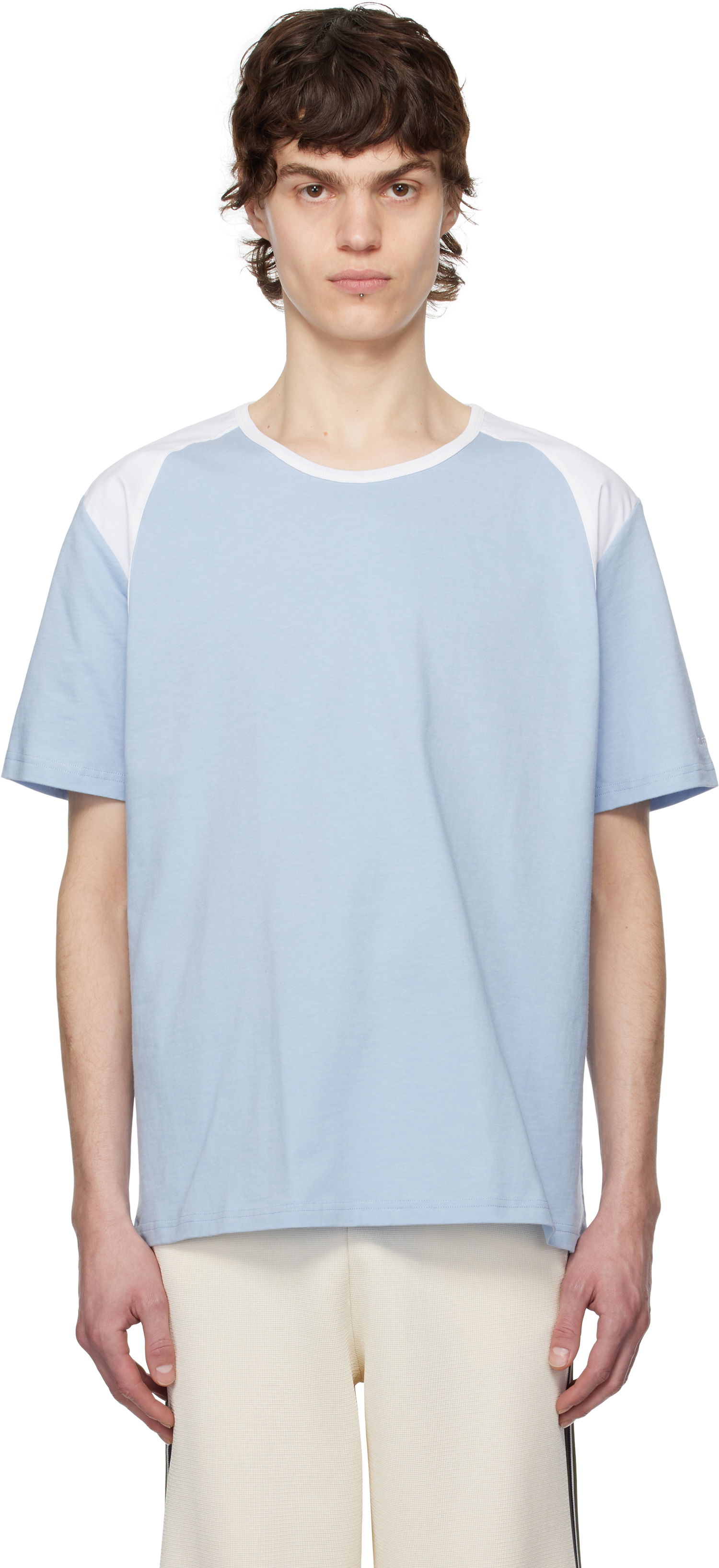 Tričko Wales Bonner Wales Bonner Dub T-Shirt Modrá | MS25JE07-JE01-400 T-SHIRT JERSEY, 0