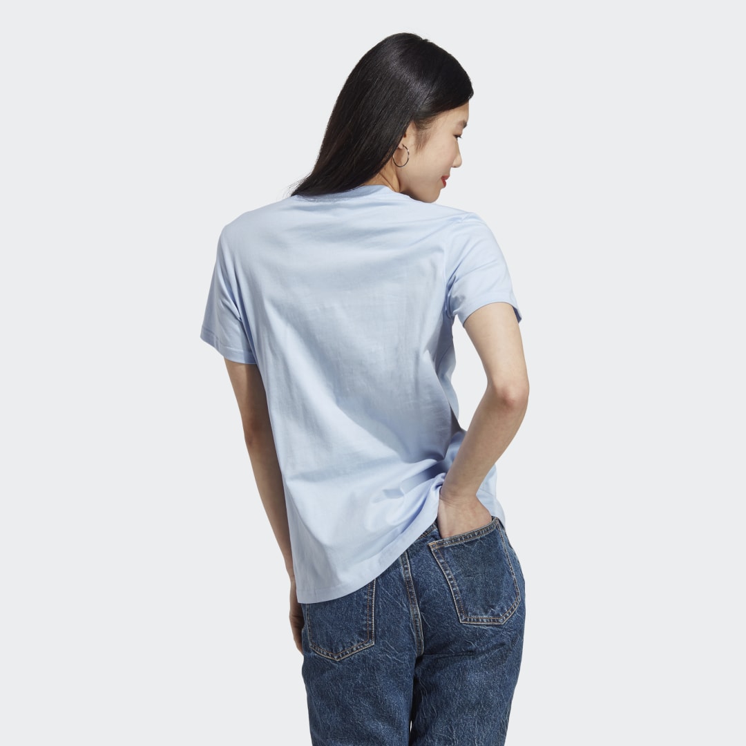 Tričko adidas Originals LOUNGEWEAR Essentials Logo Tee Modrá | IC0637, 1