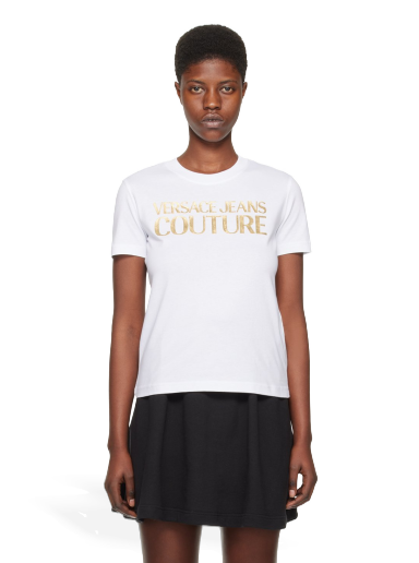 Tričko Versace Bonded T-Shirt Biela | E76HAHT04_ECJ00T