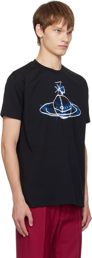 Tričko Vivienne Westwood Vivienne Westwood Classic T-Shirt with Green Orb Print Biela | 3G01003W-J001M-, 4