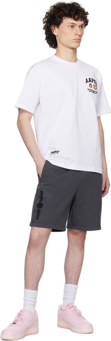 Tričko AAPE by A Bathing Ape AAPE By A Bathing Ape 'AAPER' Logo Short Sleeve T-Shirt Biela | AAPTEM1611XXNWHX, 3