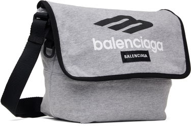 Taška cez rameno Balenciaga Balenciaga Explorer Small Messenger Bag Šedá | 6202592AA8K1469, 1