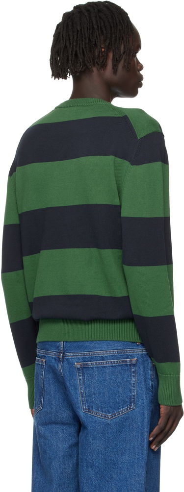 Sveter Lacoste Lacoste Striped Cotton Jersey Sweater Zelené | AH5179_C5C, 2
