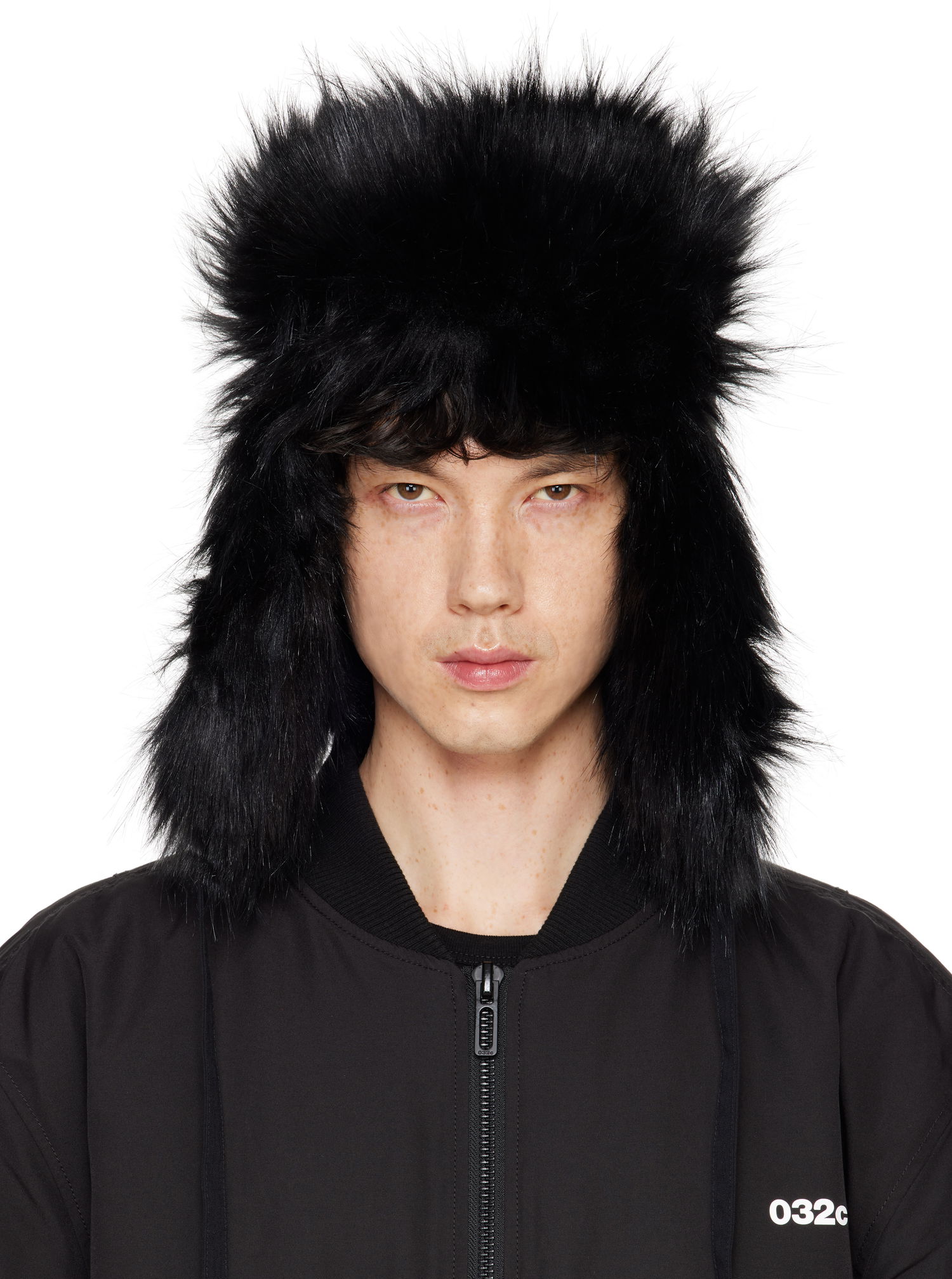 Klobúk 032C Trapper Aviator Hat Čierna | F24-UAW-3204-000, 0