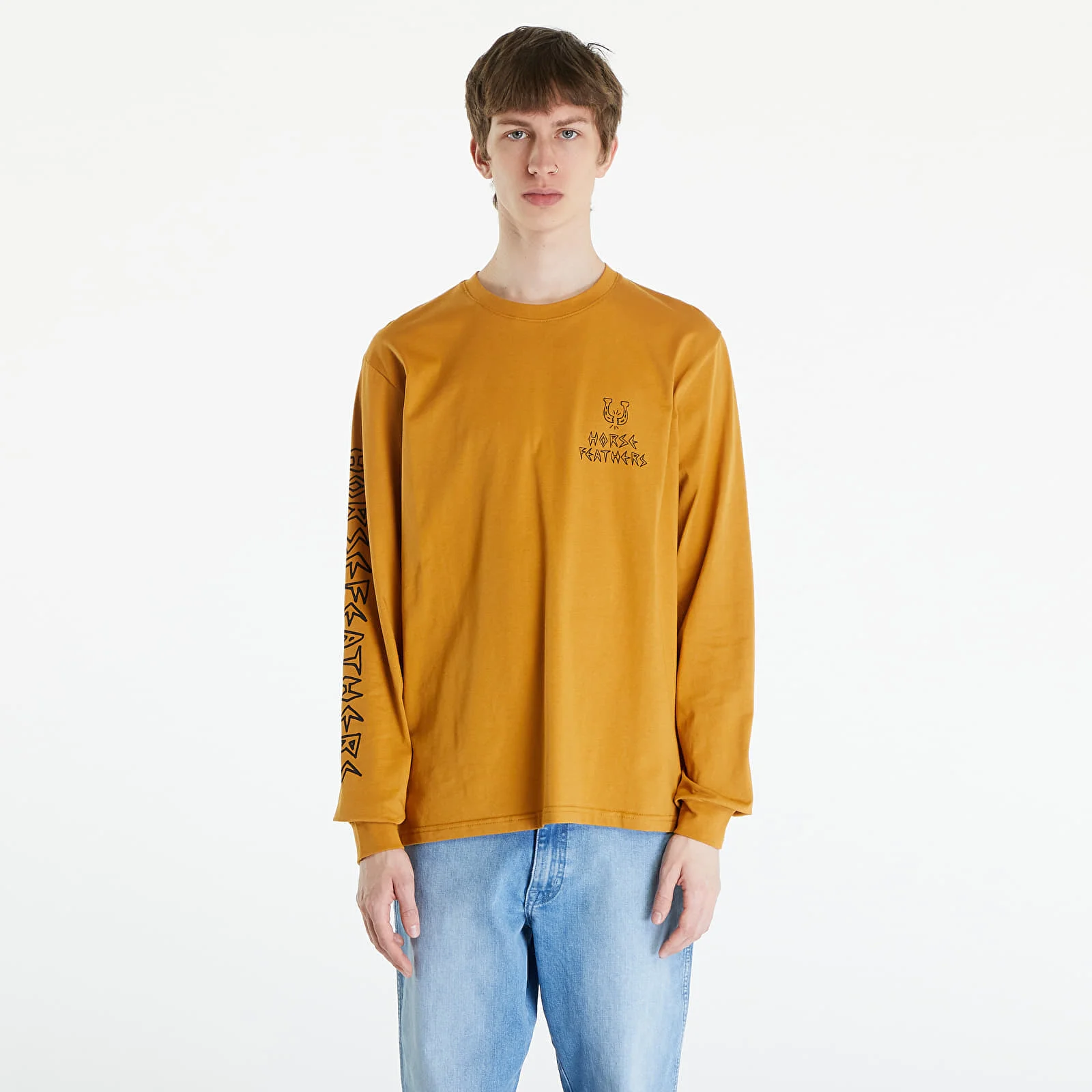 Bad Luck Ls T-Shirt Spruce Yellow