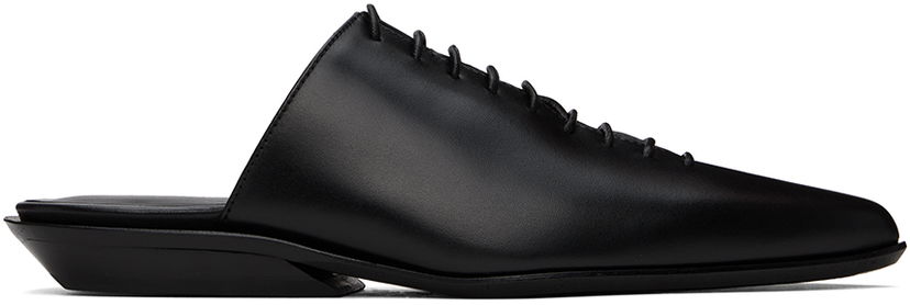 Oblečenie Ann Demeulemeester Ann Demeulemeester River Lace-Up Mules Čierna | 2401-W-F22-LT011-099
