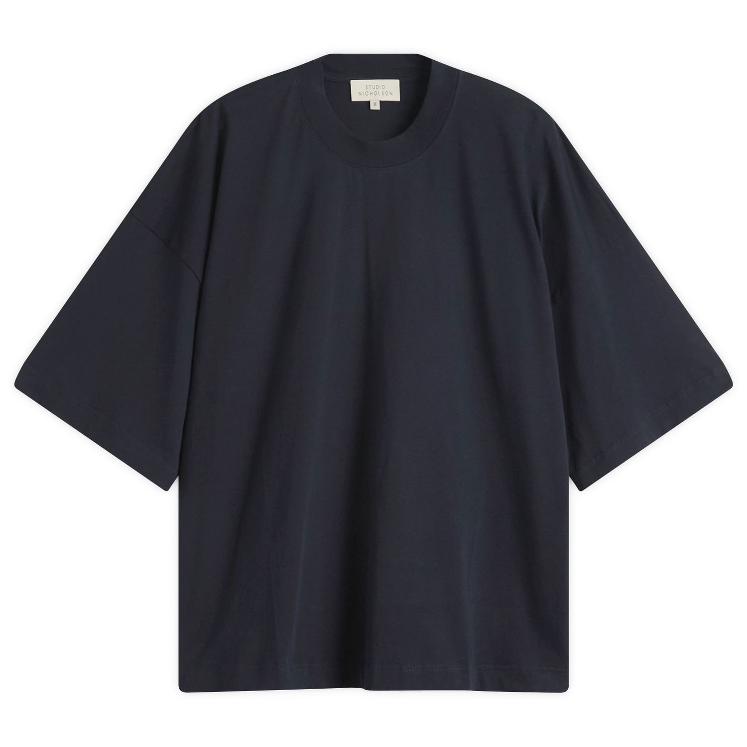 Tričko Studio Nicholson Studio Nicholson Piu T-Shirt, Size Large Navy | PIUSNM-1327-DKN, 1