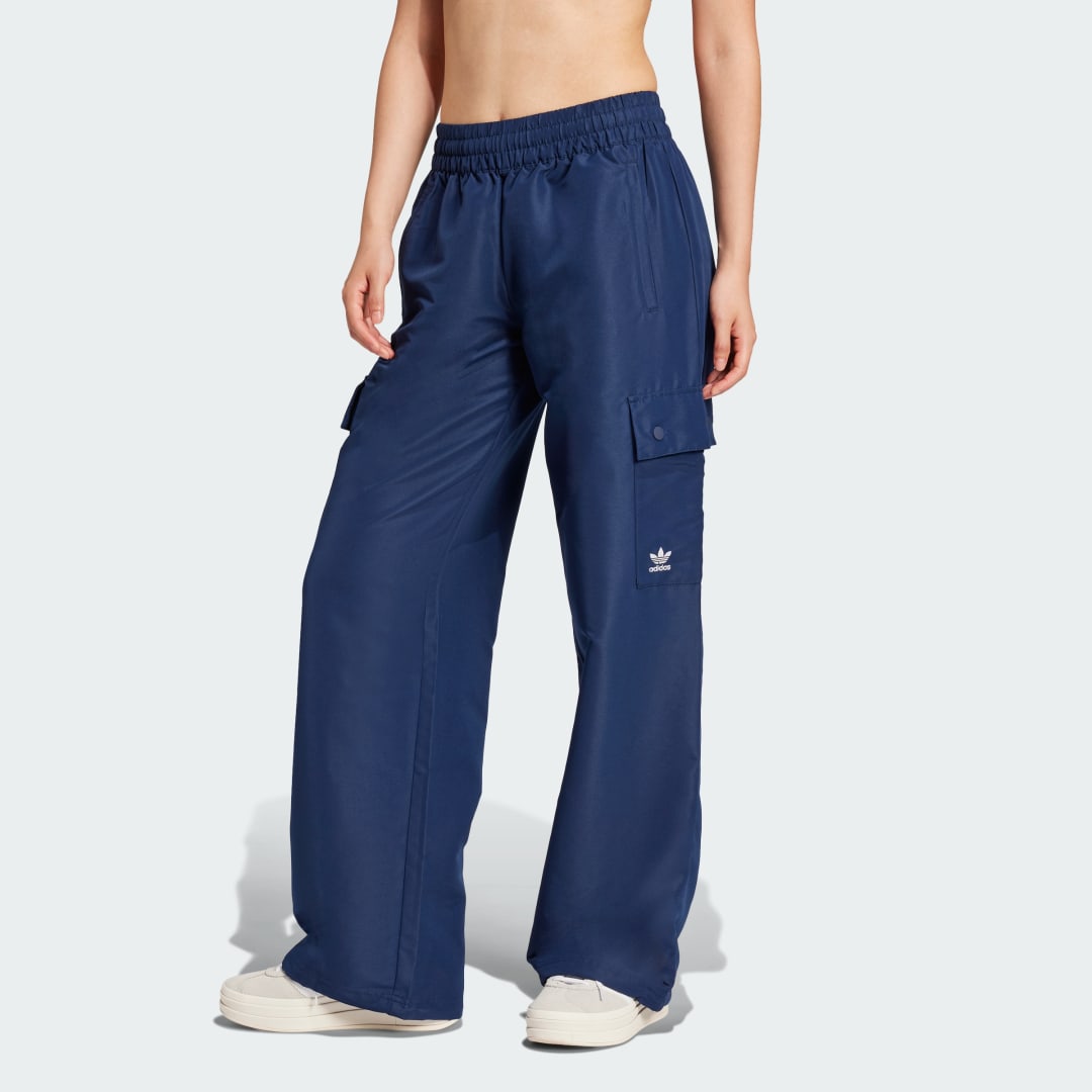 Cargo nohavice adidas Performance Essentials Woven Cargo Pants Modrá | JD1529, 0