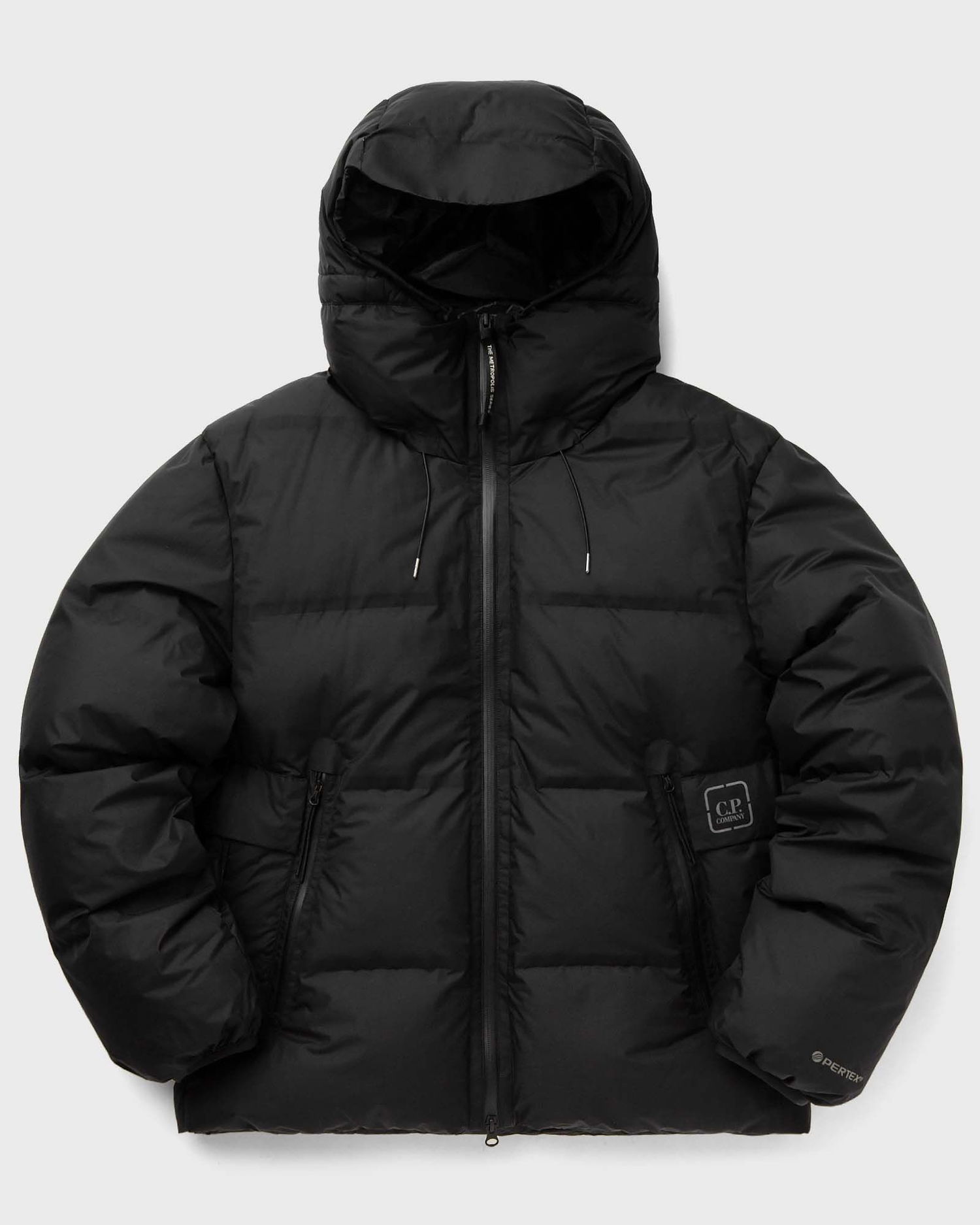 Prešívaná bunda C.P. Company METROPOLIS SERIES PERTEX HOODED DOWN JACKET Čierna | 17CLOW006A110033A-999, 0