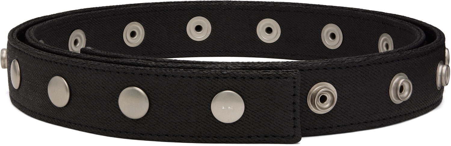 Opasok Rick Owens Rick Owens DRKSHDW Hollywood Snaps Belt Čierna | DA01E3441 BWES2, 0