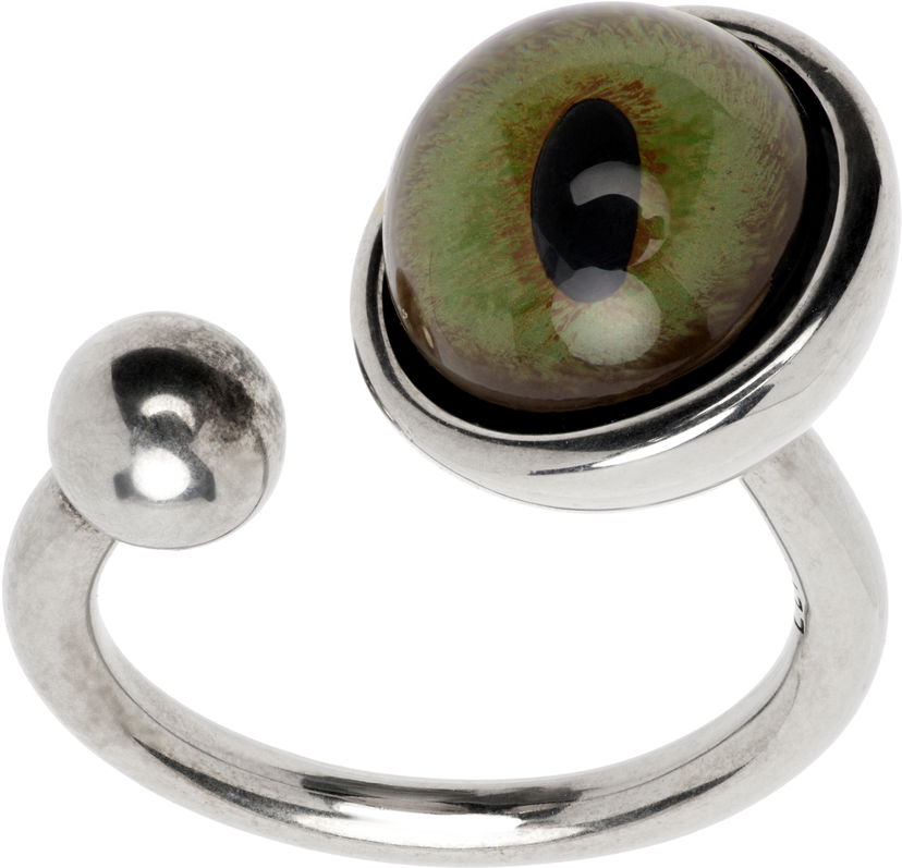 Prsteň LEMAIRE Lemaire Cat Eye Ring Metalická | JW0071 LO036