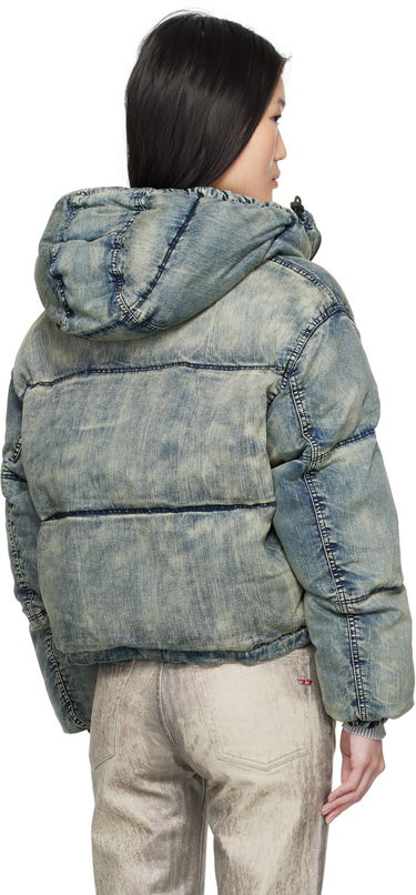 Prešívaná bunda Diesel Denim Puffer Jacket Modrá | A14549 0SKAI, 2