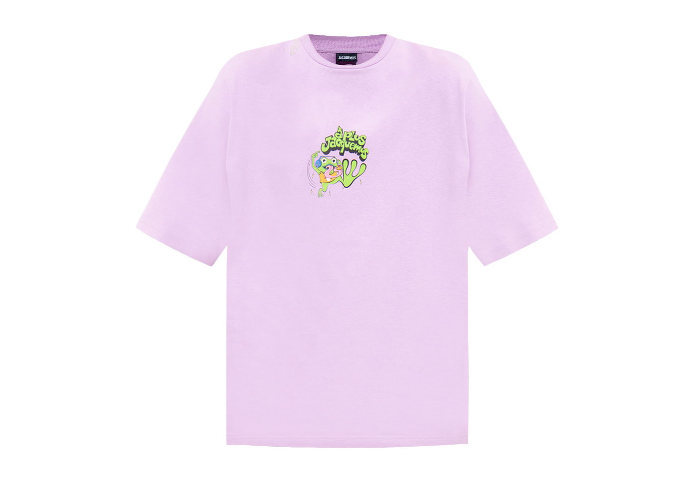 Tričko Jacquemus Le Grenouille Frog Print Ružová | 226JS068-2099-6AI, 0