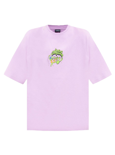 Tričko Jacquemus Le Grenouille Frog Print Ružová | 226JS068-2099-6AI