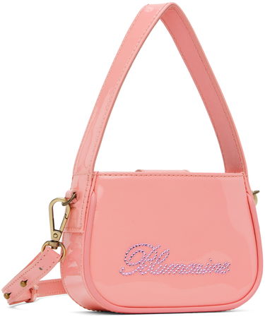 Kabelka Blumarine Mini Rhinestone Shoulder Bag Čierna | P344W001A, 4